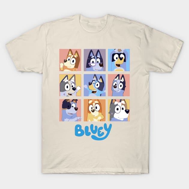 bluey design T-Shirt by dawnttee